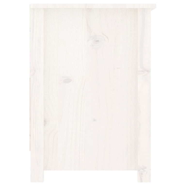 Tv-meubel 103x36,5x52 cm massief grenenhout wit MeubelReus