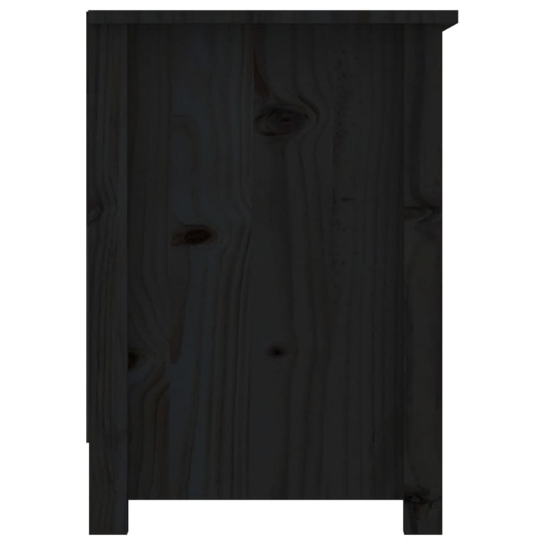 Tv-meubel 103x36,5x52 cm massief grenenhout zwart MeubelReus