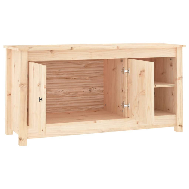 Tv-meubel 103x36,5x52 cm massief grenenhout MeubelReus