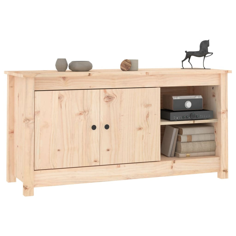 Tv-meubel 103x36,5x52 cm massief grenenhout MeubelReus