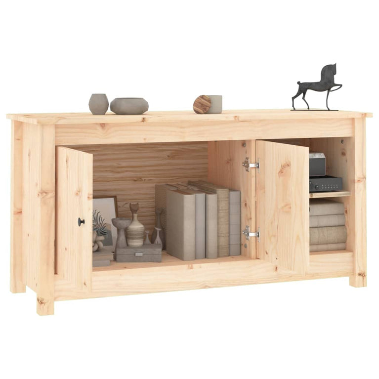 Tv-meubel 103x36,5x52 cm massief grenenhout MeubelReus