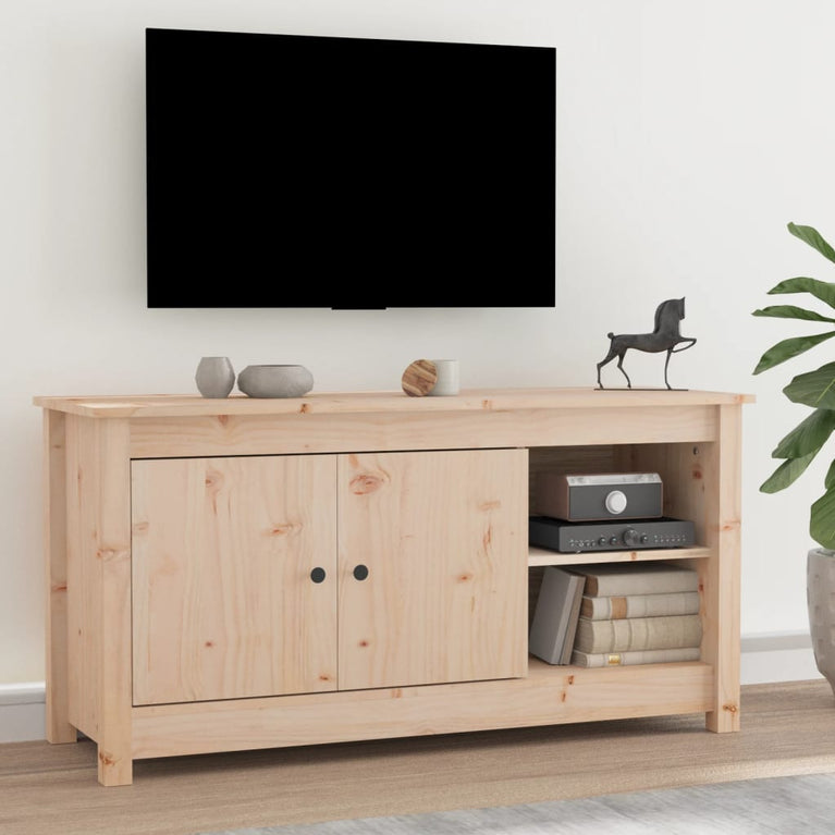 Tv-meubel 103x36,5x52 cm massief grenenhout MeubelReus