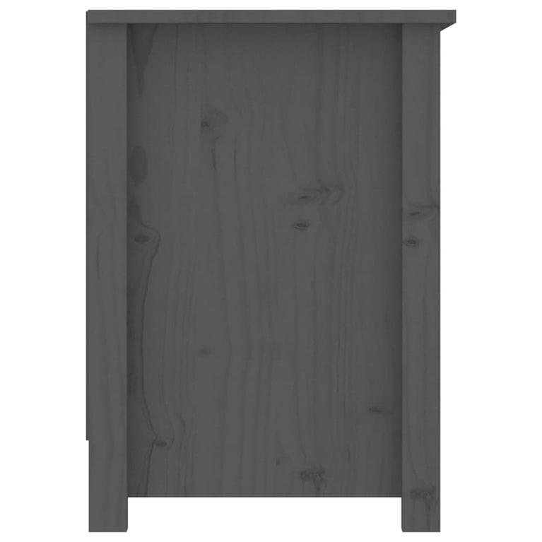 Tv-meubel 103x36,5x52 cm massief grenenhout grijs MeubelReus