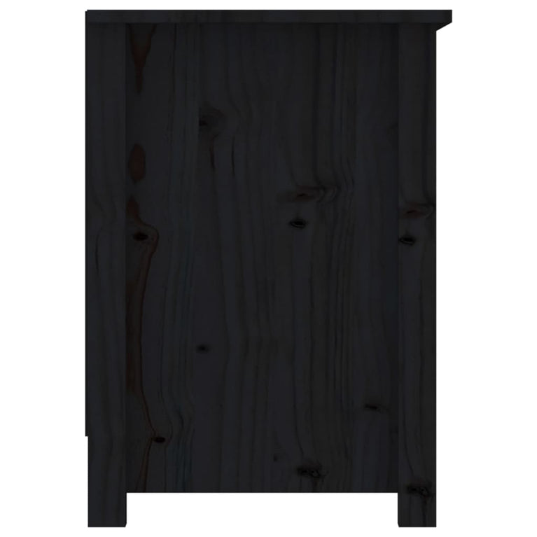 Tv-meubel 103x36,5x52 cm massief grenenhout zwart MeubelReus