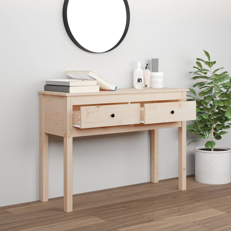 Wandtafel 100x35x75 cm massief grenenhout MeubelReus