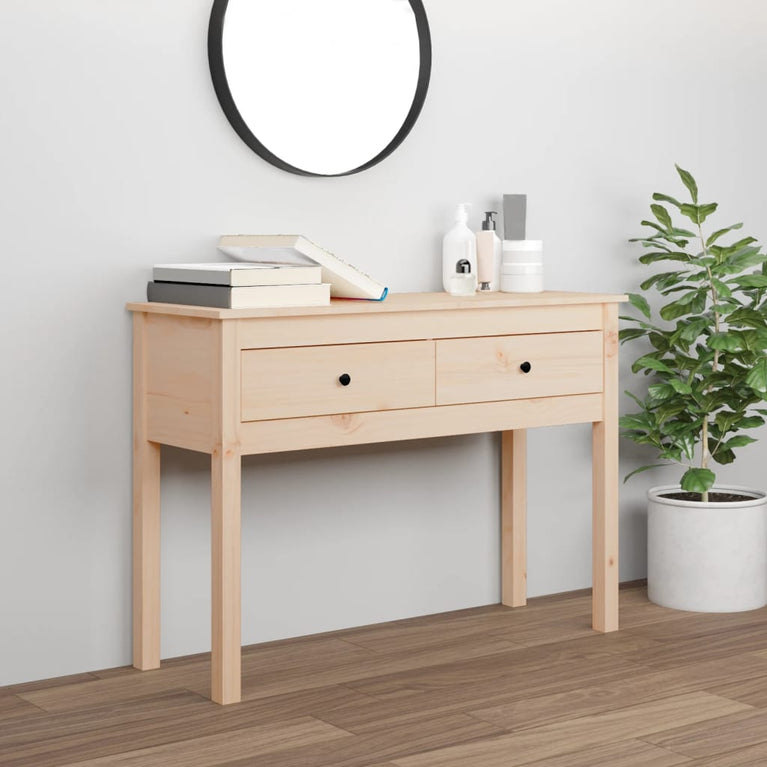 Wandtafel 100x35x75 cm massief grenenhout MeubelReus