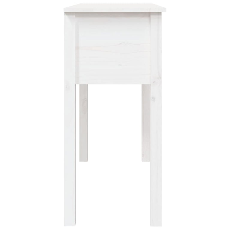 Wandtafel 100x35x75 cm massief grenenhout wit MeubelReus
