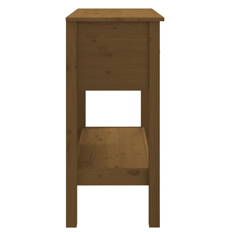 Wandtafel 75x35x75 cm massief grenenhout honingbruin MeubelReus