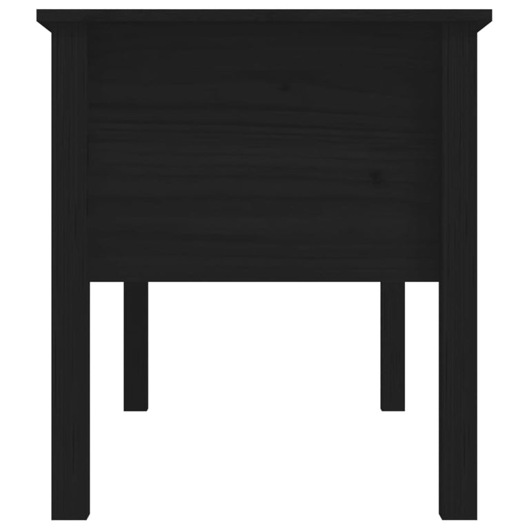 Salontafel 102x49x55 cm massief grenenhout zwart MeubelReus