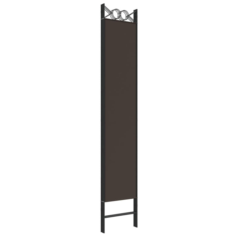 vidaXL Kamerscherm met 4 panelen 160x220 cm stof bruin MeubelReus