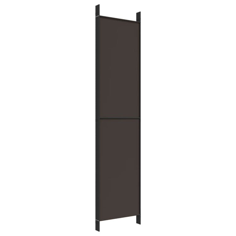 Kamerscherm met 5 panelen 250x220 cm stof bruin MeubelReus