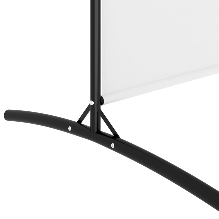 Kamerscherm met 2 panelen 348x180 cm stof wit