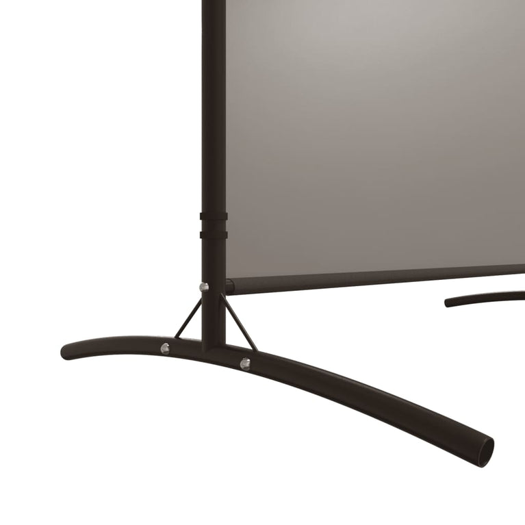 Kamerscherm met 2 panelen 346x180 cm stof antracietkleurig MeubelReus