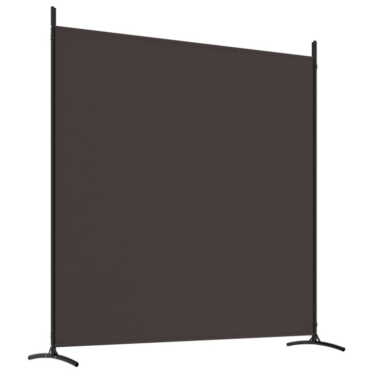 Kamerscherm met 3 panelen 525x180 cm stof bruin MeubelReus