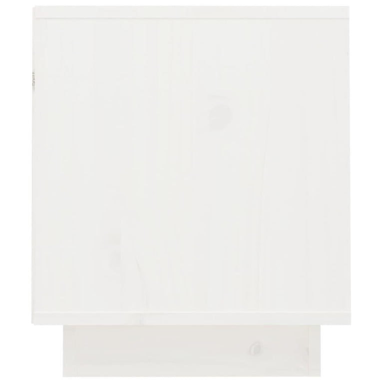 Tv-meubel 70x34x40 cm massief grenenhout wit MeubelReus