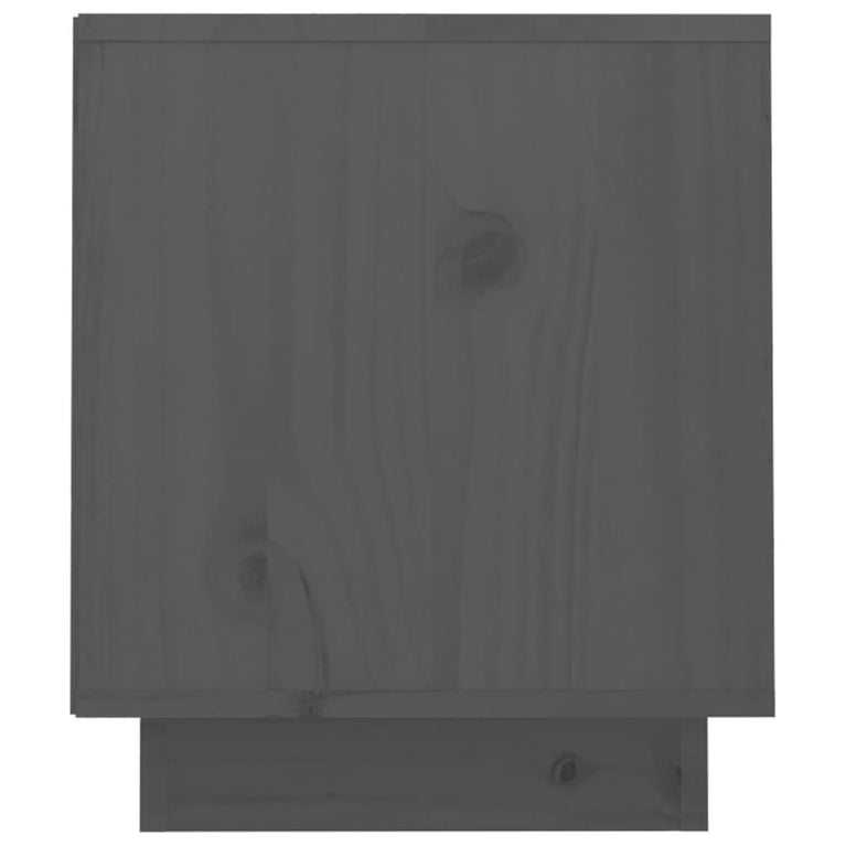 Tv-meubel 70x34x40 cm massief grenenhout grijs MeubelReus
