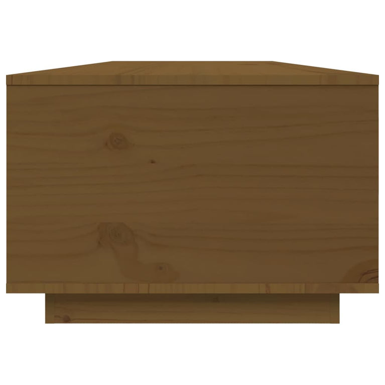 Salontafel 80x50x35,5 cm massief grenenhout honingbruin MeubelReus