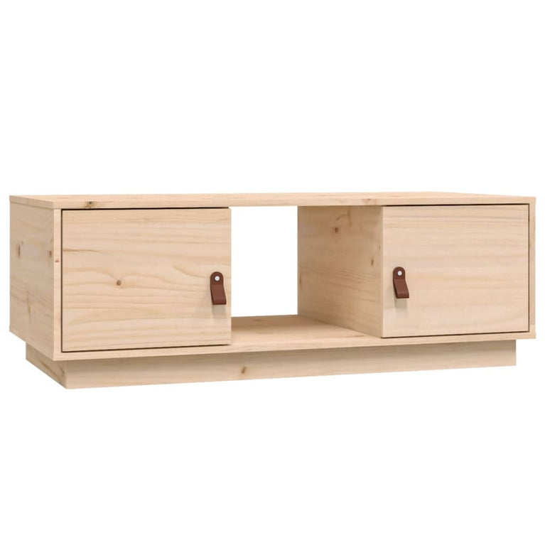 vidaXL Salontafel 100x50x35 cm massief grenenhout MeubelReus
