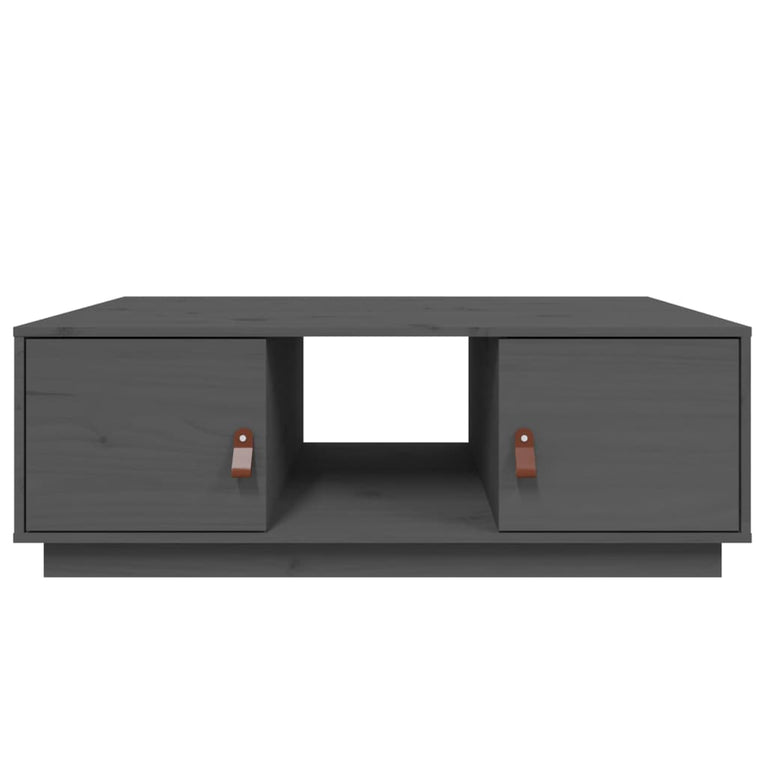 Salontafel 100x50x35 cm massief grenenhout grijs MeubelReus