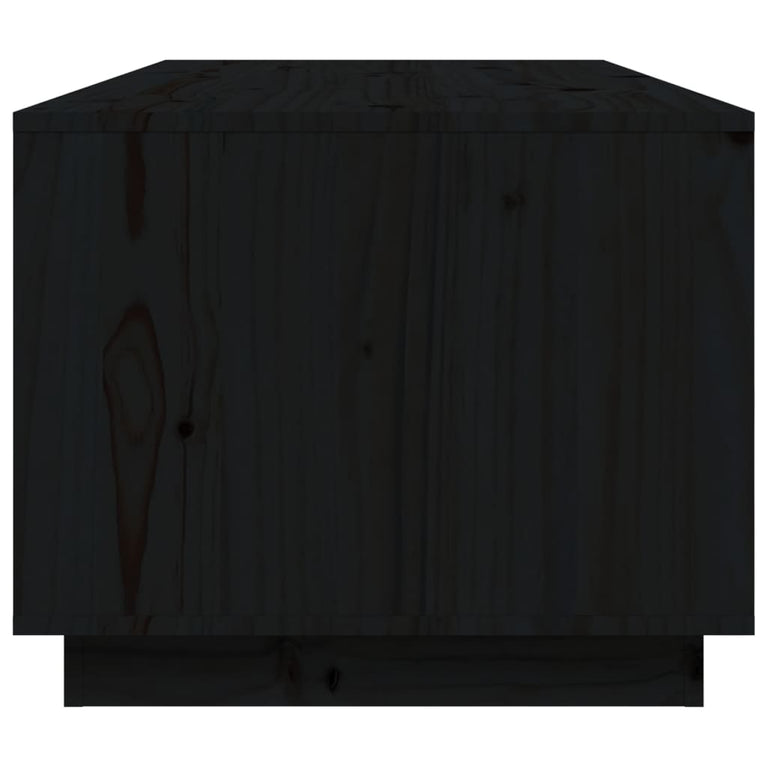 Salontafel 100x50x41 cm massief grenenhout zwart MeubelReus