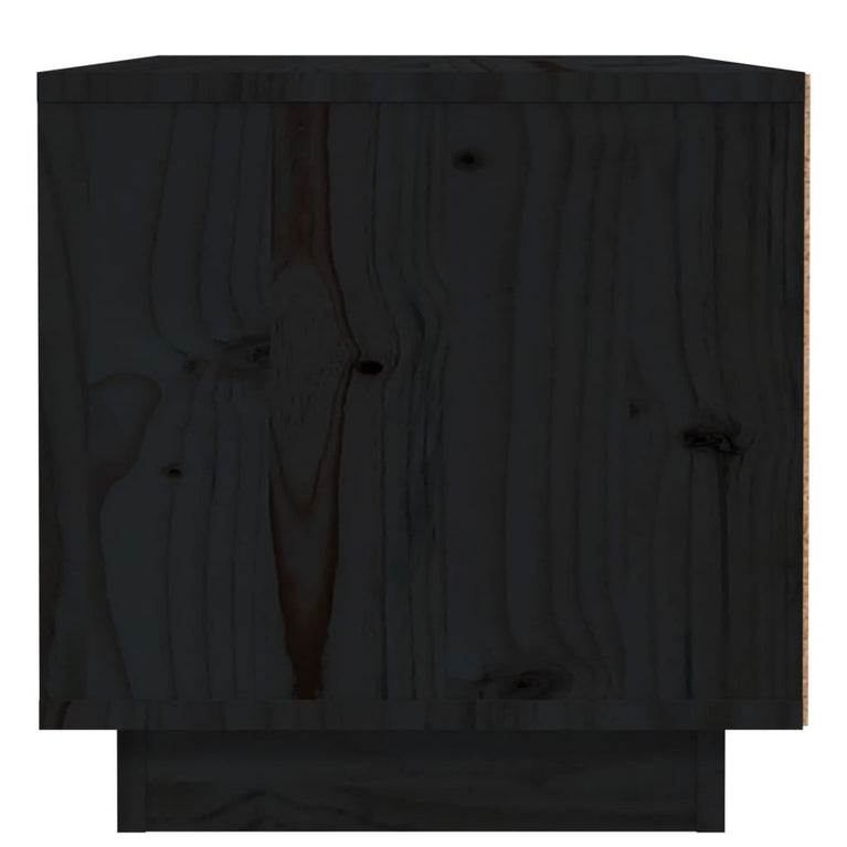 Nachtkastjes 2 st 40x34x35 cm massief grenenhout zwart MeubelReus