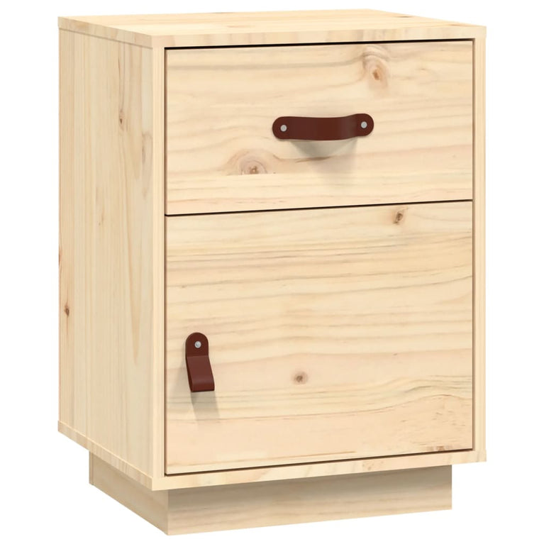 Nachtkastje 40x34x55 cm massief grenenhout MeubelReus