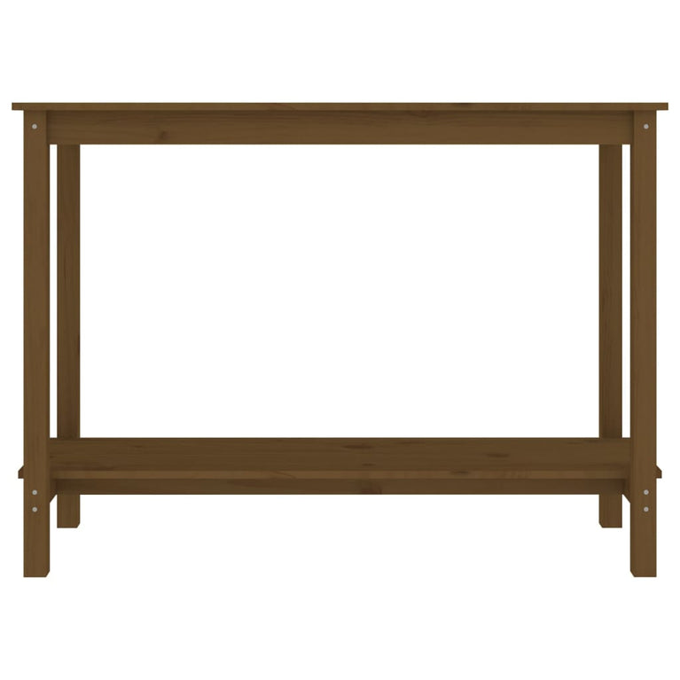 Wandkast 110x40x80 cm massief grenenhout honingbruin MeubelReus