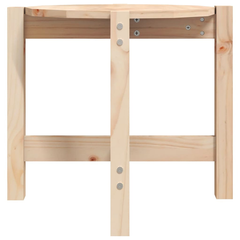 Salontafel Ø 52,5x45 cm massief grenenhout MeubelReus