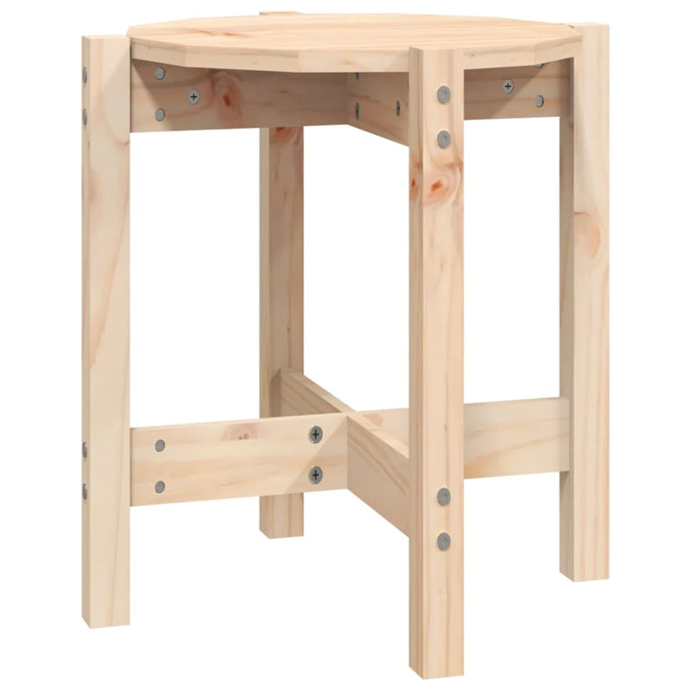 Salontafel Ø 42,5x45 cm massief grenenhout MeubelReus