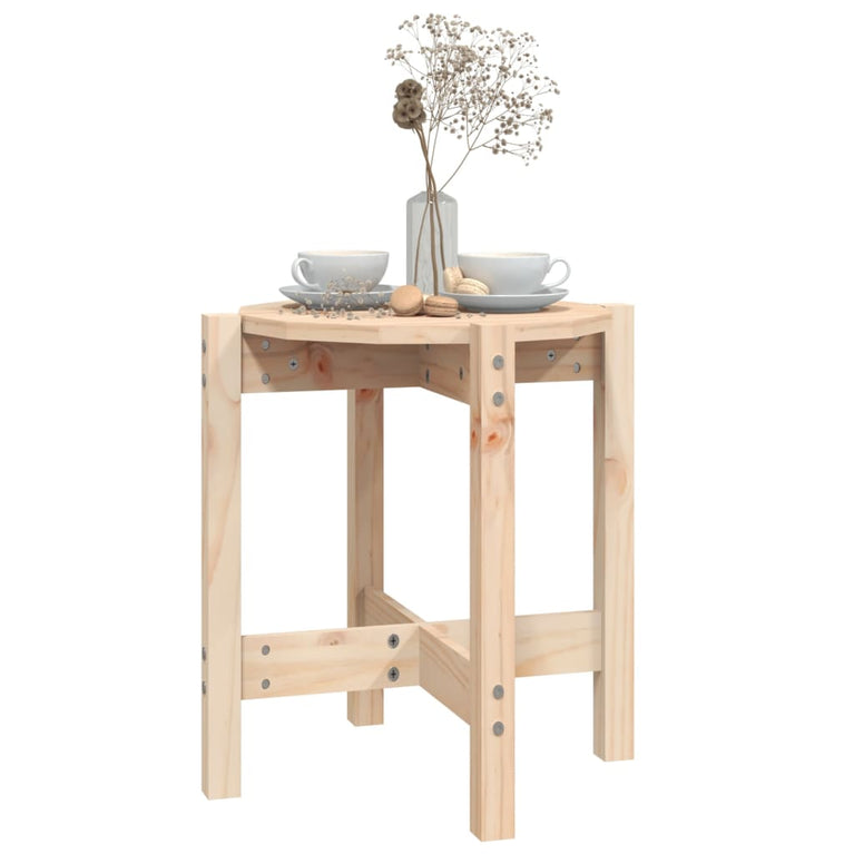 Salontafel Ø 42,5x45 cm massief grenenhout MeubelReus