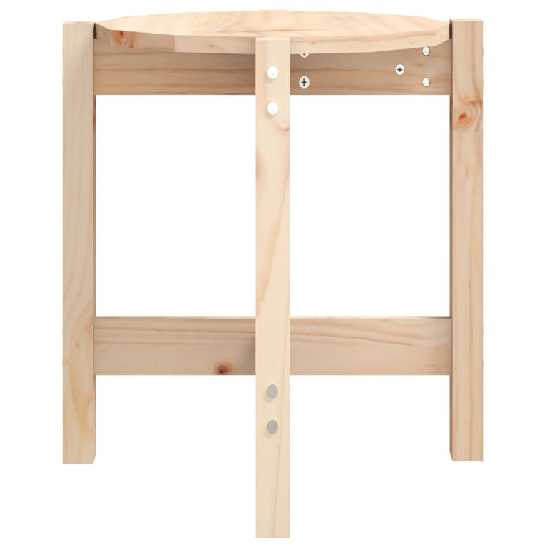 Salontafel Ø 42,5x45 cm massief grenenhout MeubelReus