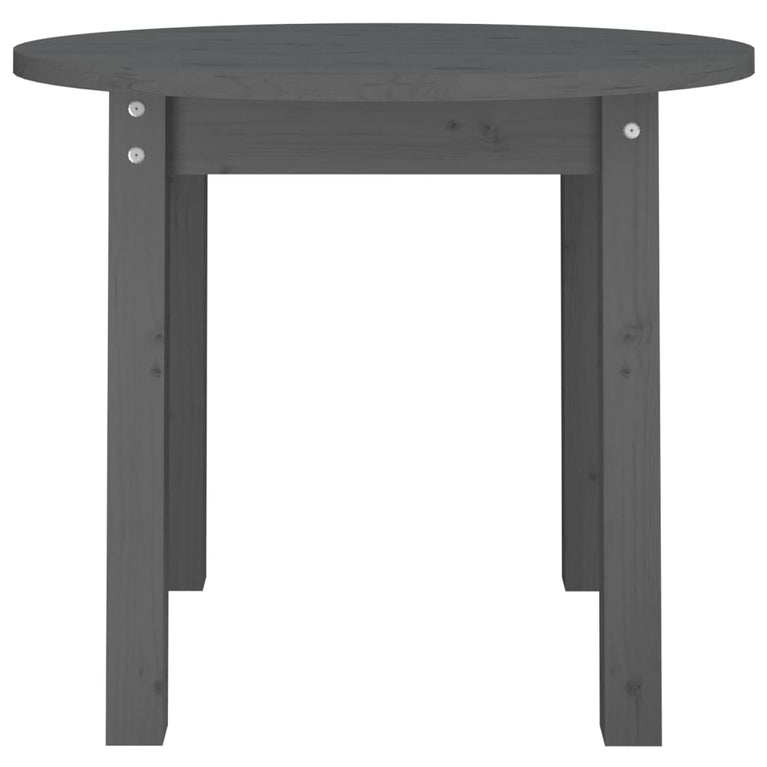 Salontafel Ø 55x45 cm massief grenenhout grijs MeubelReus