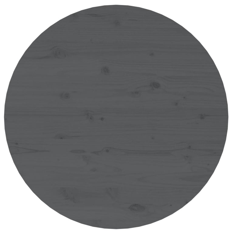 Salontafel Ø 55x45 cm massief grenenhout grijs MeubelReus