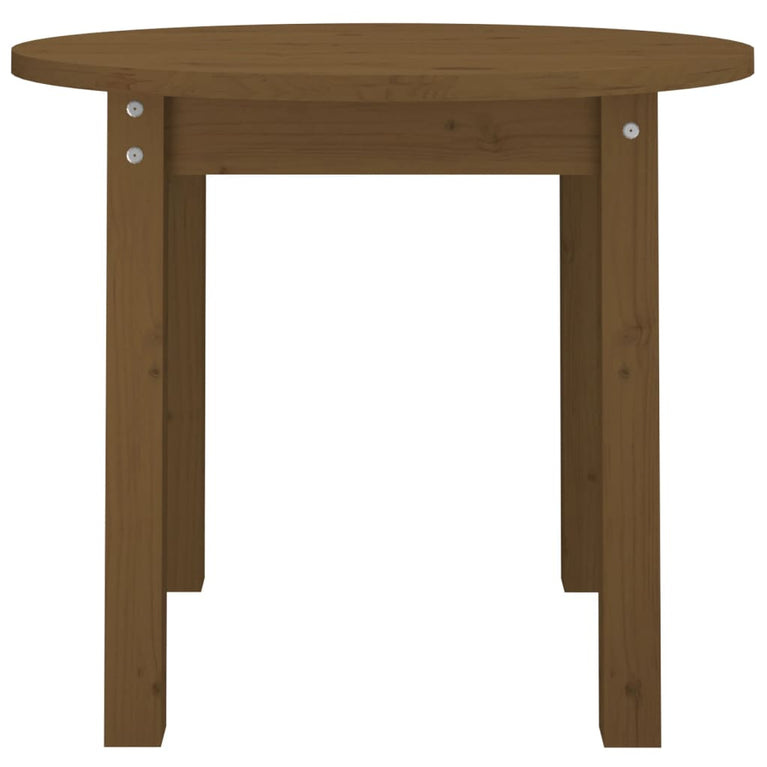Salontafel Ø 55x45 cm massief grenenhout honingbruin MeubelReus