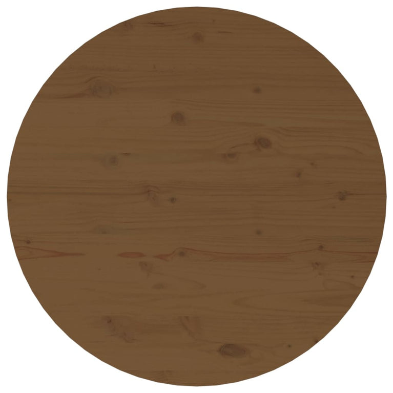Salontafel Ø 55x45 cm massief grenenhout honingbruin MeubelReus