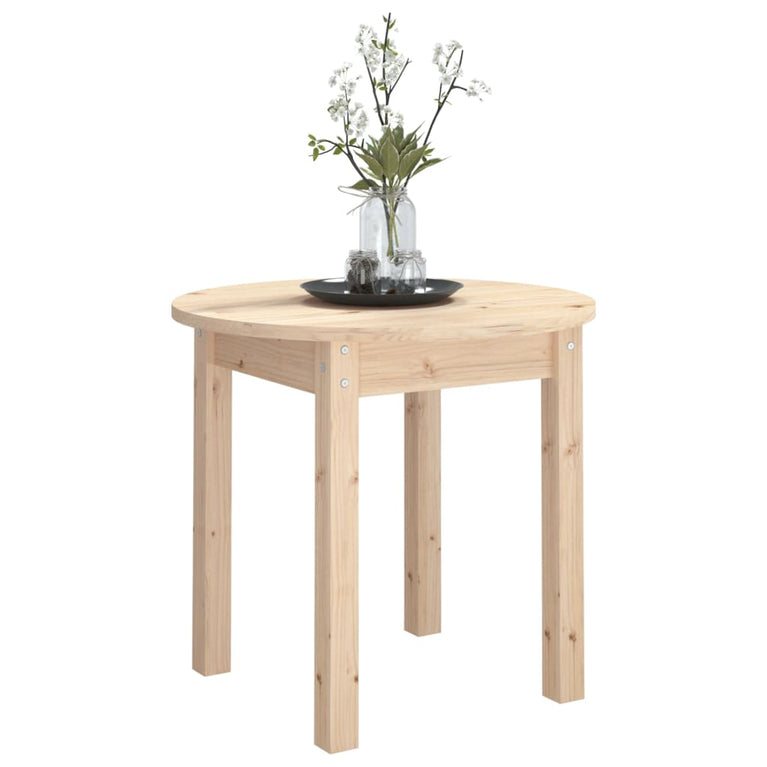 Salontafel Ø 45x40 cm massief grenenhout MeubelReus