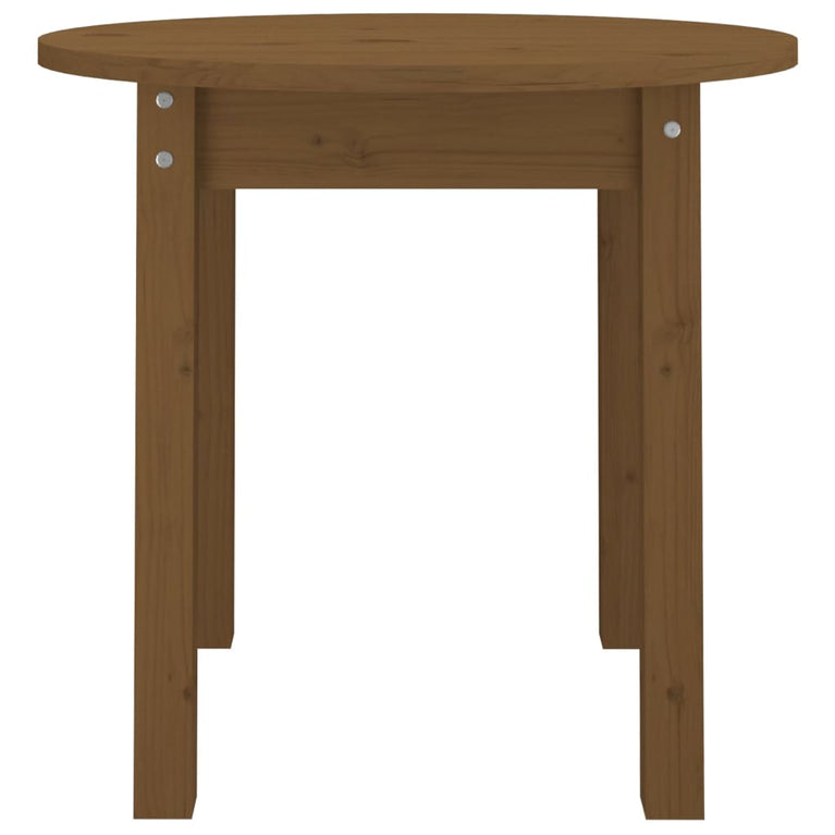 Salontafel Ø 45x40 cm massief grenenhout honingbruin MeubelReus