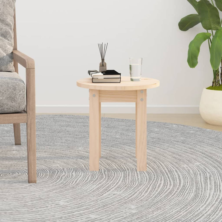 Salontafel Ø 35x35 cm massief grenenhout MeubelReus