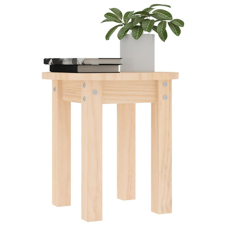Salontafel Ø 35x35 cm massief grenenhout MeubelReus
