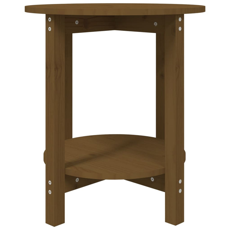 Salontafel Ø 55x60 cm massief grenenhout honingbruin MeubelReus