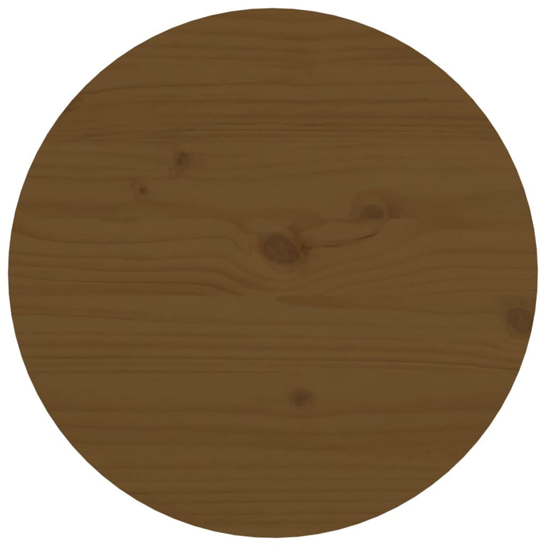 Salontafel Ø 55x60 cm massief grenenhout honingbruin MeubelReus