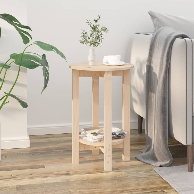 Salontafel Ø 40x60 cm massief grenenhout MeubelReus