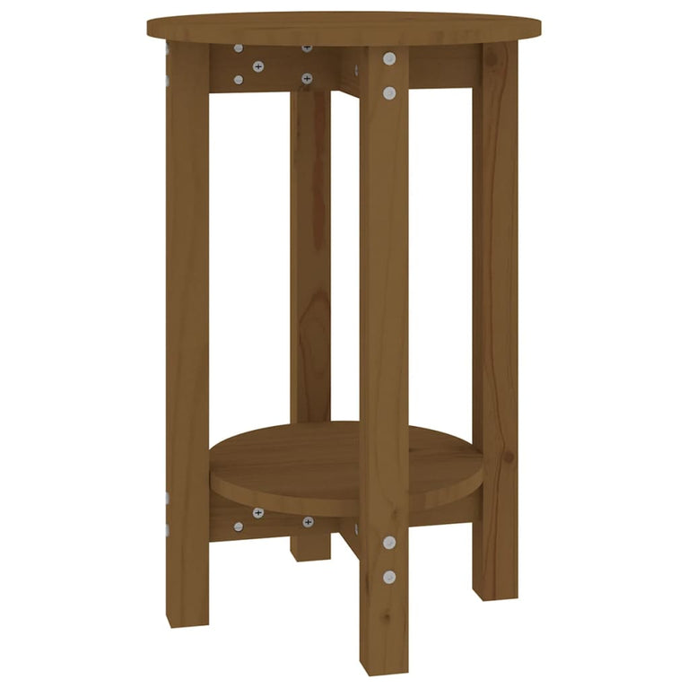 Salontafel Ø 40x60 cm massief grenenhout honingbruin MeubelReus