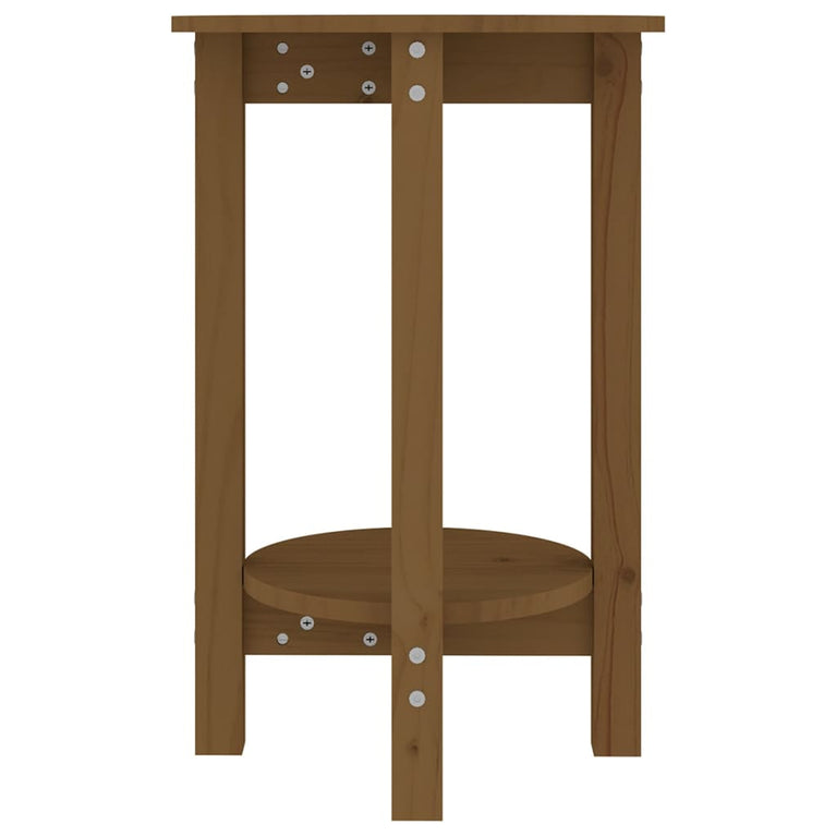 Salontafel Ø 40x60 cm massief grenenhout honingbruin MeubelReus