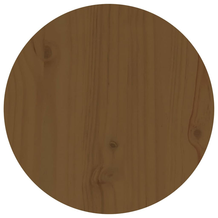 Salontafel Ø 40x60 cm massief grenenhout honingbruin MeubelReus