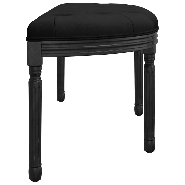 Bankje 110,5x45x49 cm fluweel zwart MeubelReus