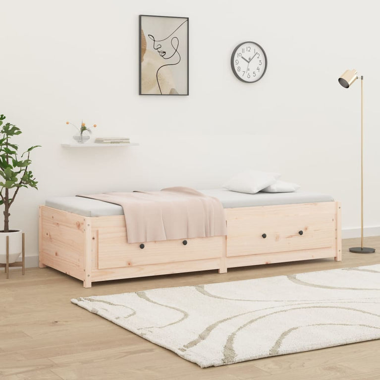 Slaapbank 90x200 cm massief grenenhout MeubelReus