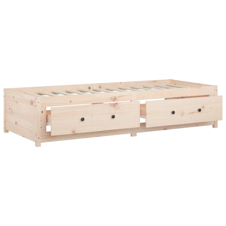 Slaapbank 90x200 cm massief grenenhout MeubelReus