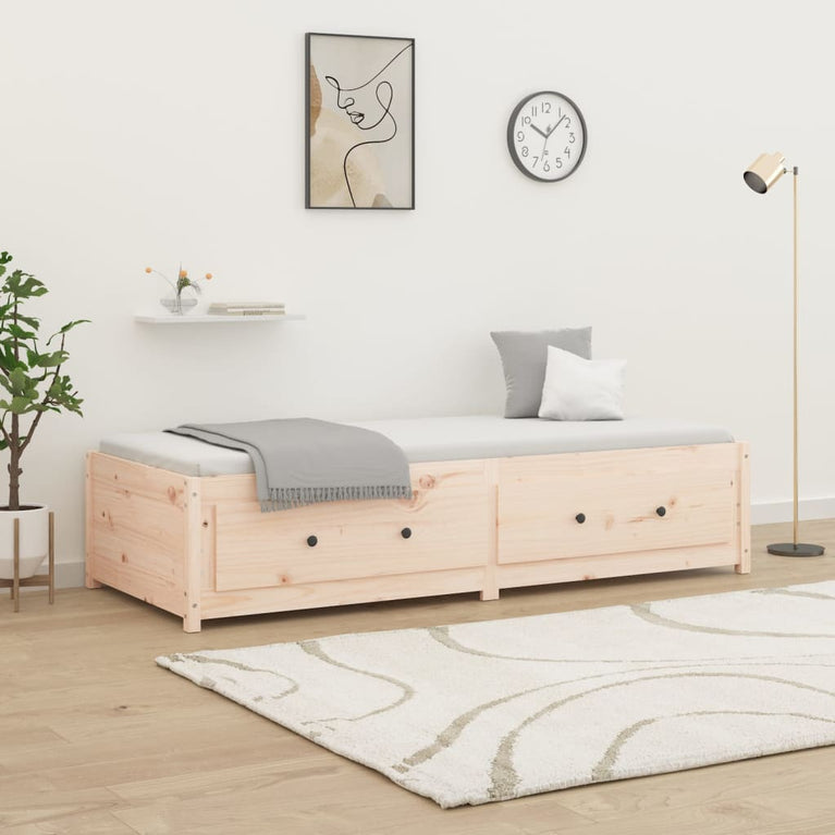 Slaapbank 90x190 cm massief grenenhout 3FT Single MeubelReus