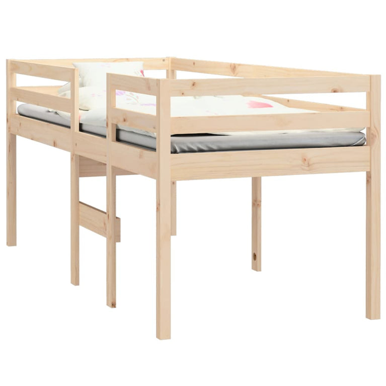 Hoogslaper massief grenenhout 80x200 cm